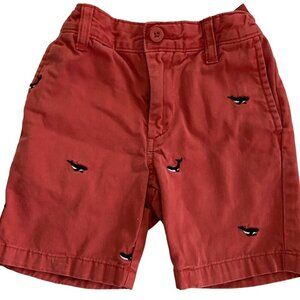 class/club red killer whale youth boy shorts size 5